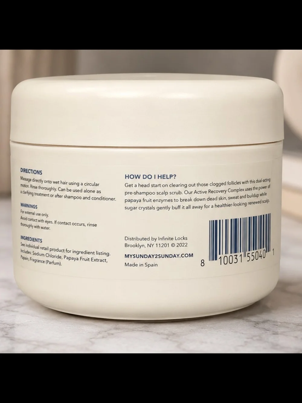 Sunday II Sunday Signature Scalp Balancing Scrub 8.4 oz